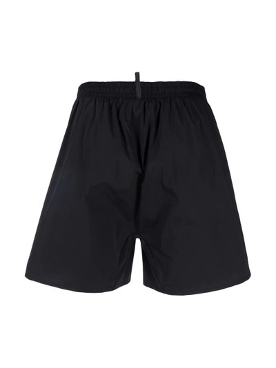 DSQUARED2 logo-print drawstring-waist swim shorts outlook