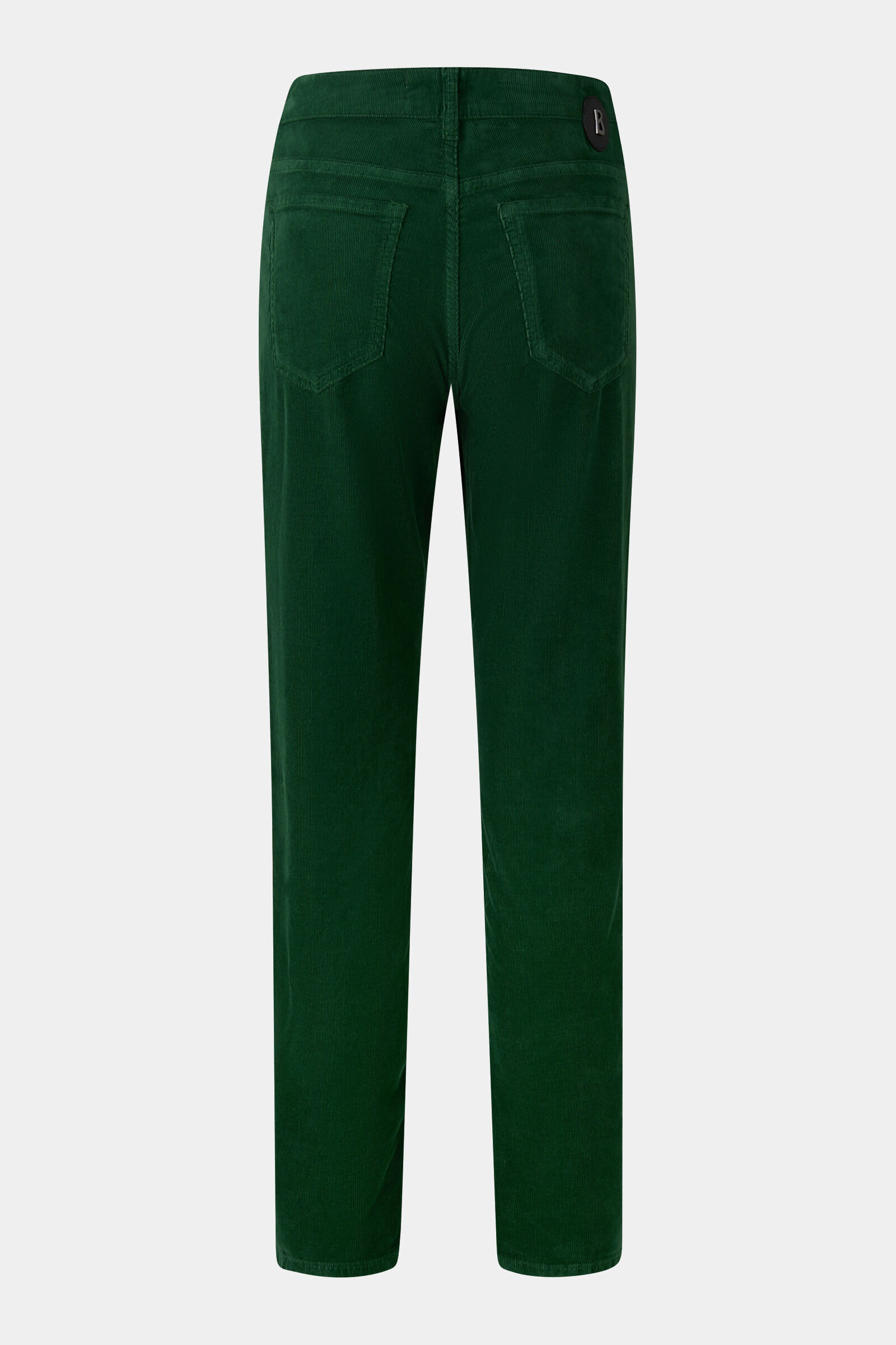 Julie 7/8 corduroy pants in Dark green - 2