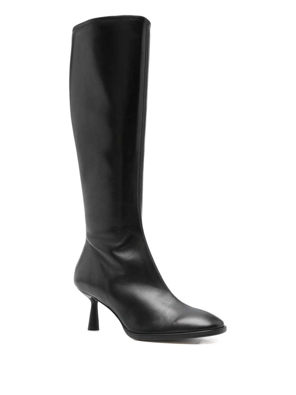 60mm leather knee-high boots - 2