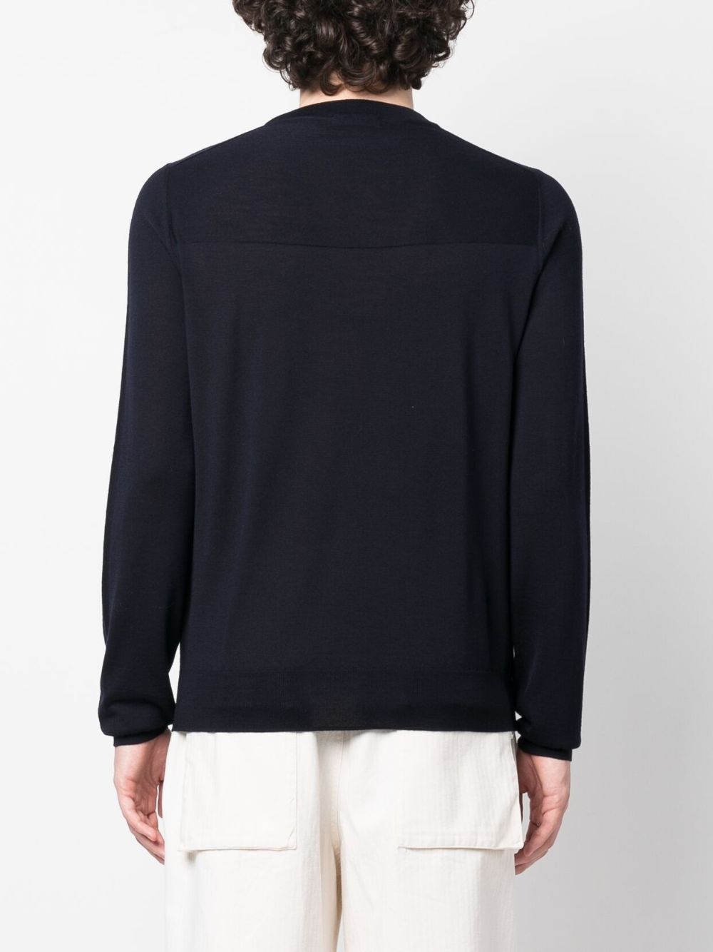 crew neck virgin wool jumper - 4
