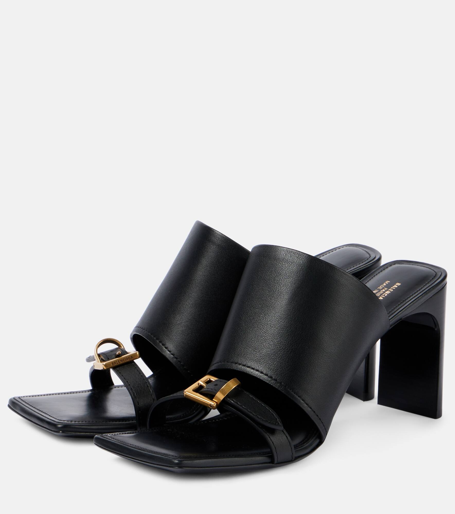 Bel Air 80 leather sandals - 4