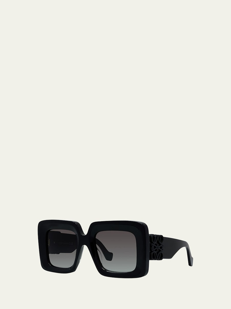 Loewe Anagram Oversized Square Acetate Sunglasses outlook