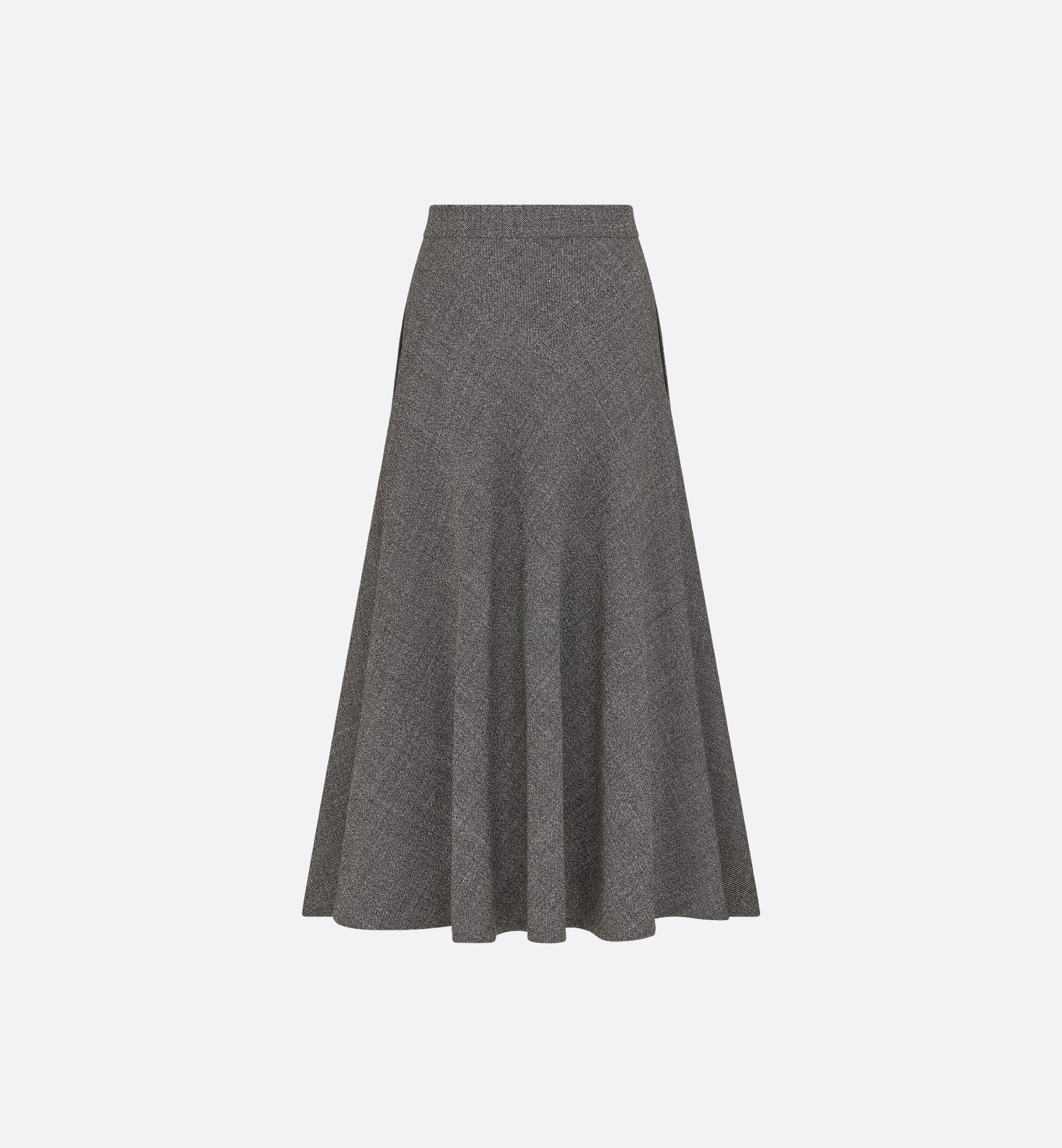 Flared Mid-Length Skirt - 5