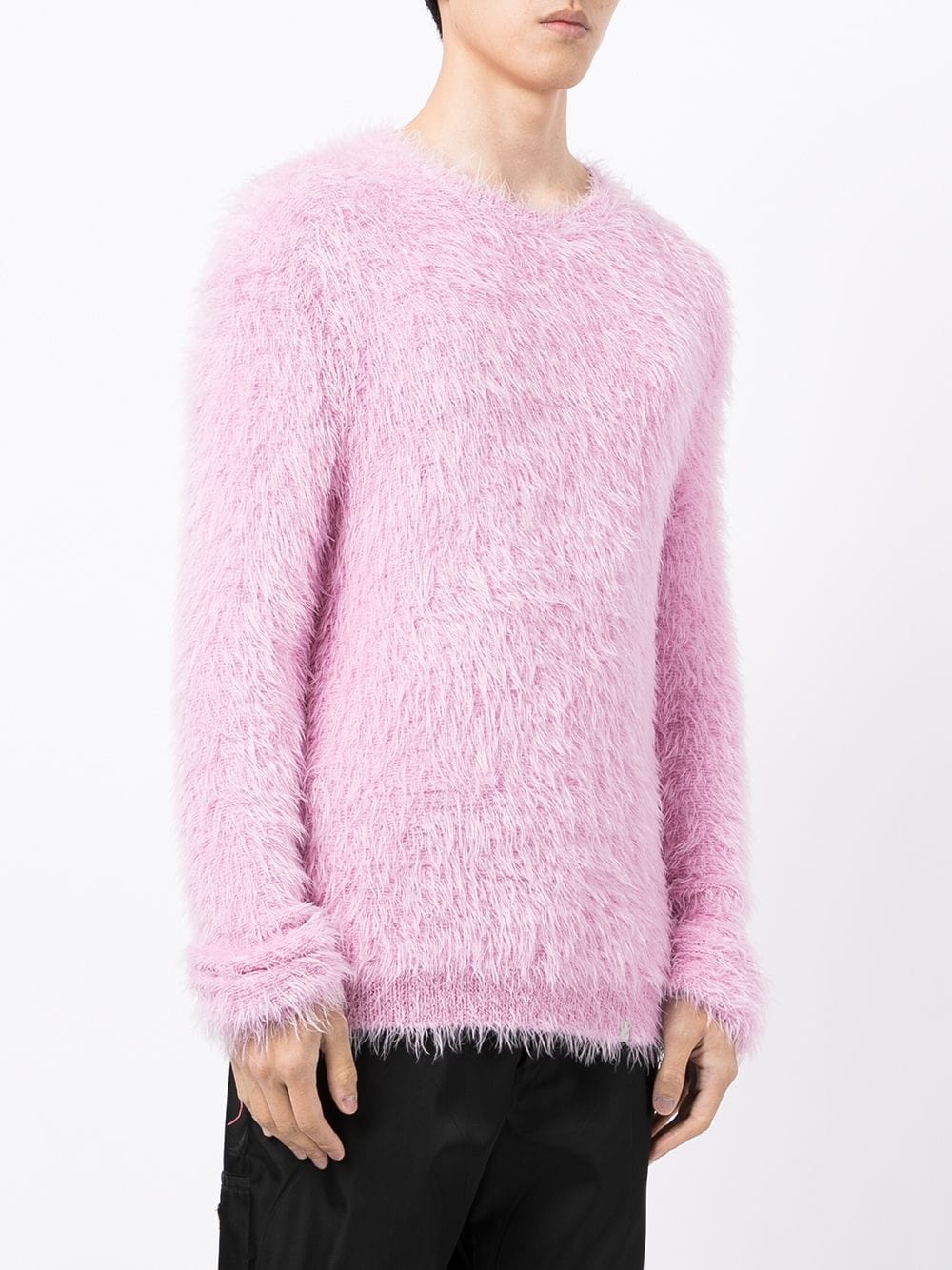 fluffy crewneck jumper - 3