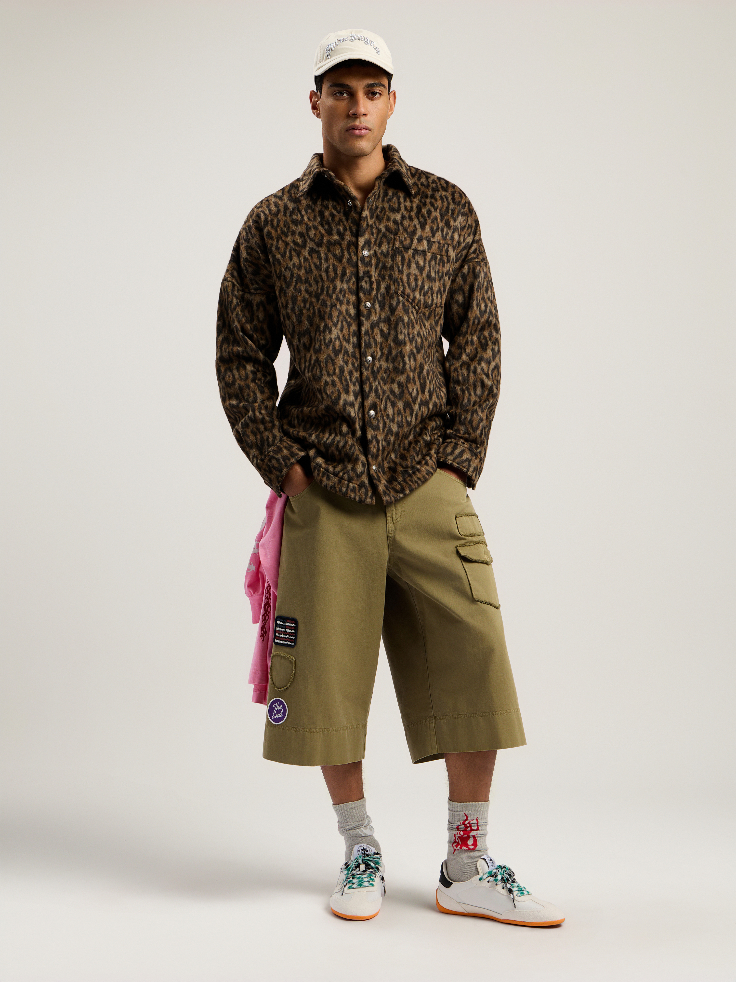 Military Patch Bermuda Shorts - 2