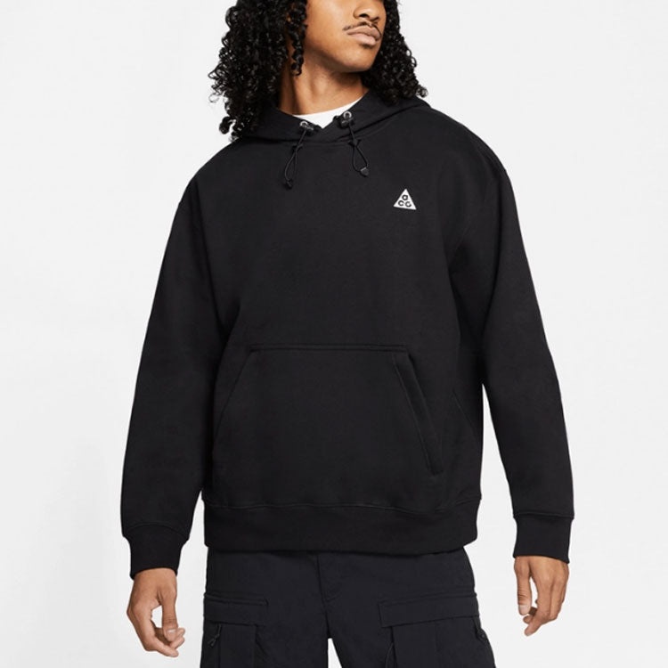 Nike ACG Casual Embroidered Logo hooded Pullover Long Sleeves Black CW4490-013 - 6