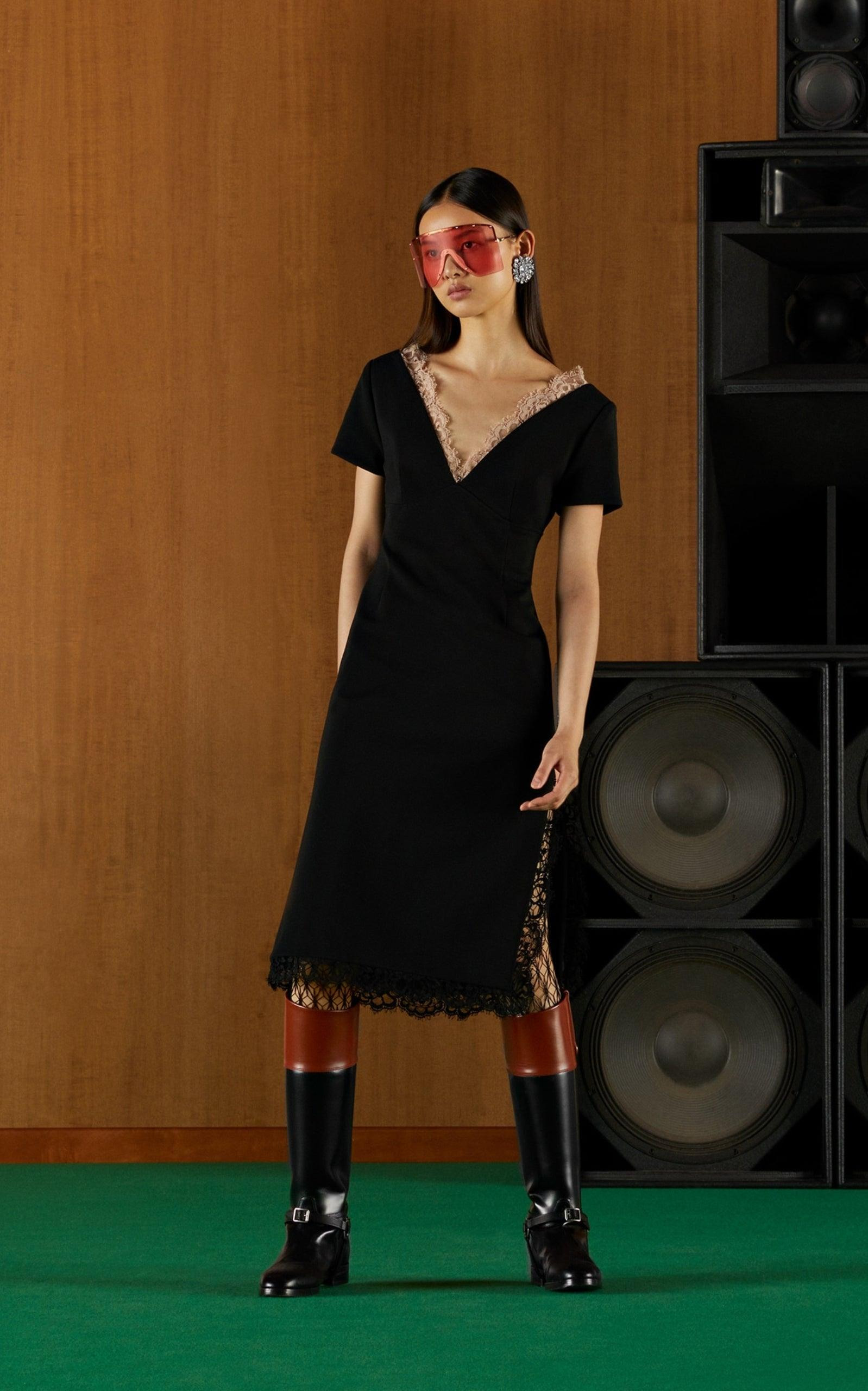 Lace Midi Dress - 7