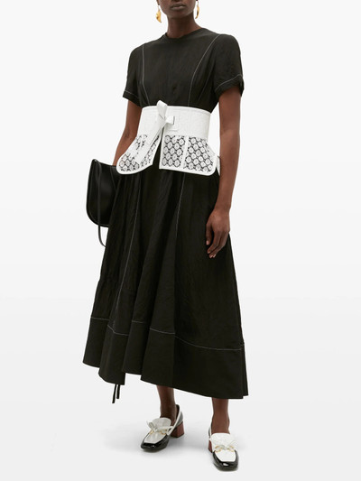 Loewe Contrast-seam crepe dress outlook