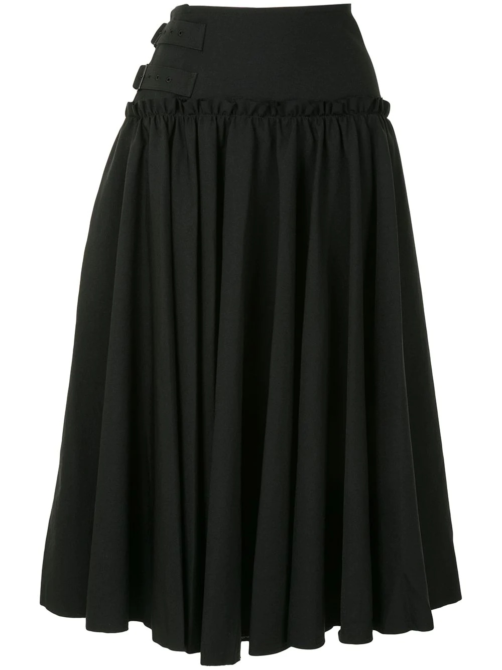 side-buckle skater skirt - 1