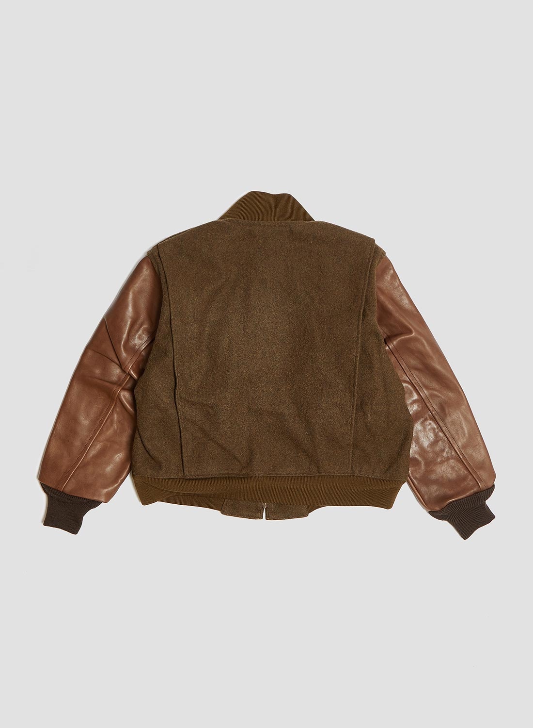 40's Tankers Jacket Army Melton Wool in Green - 3
