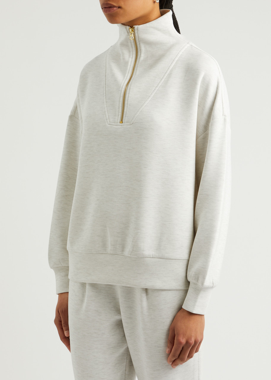 Hawley half-zip stretch-jersey sweatshirt - 2