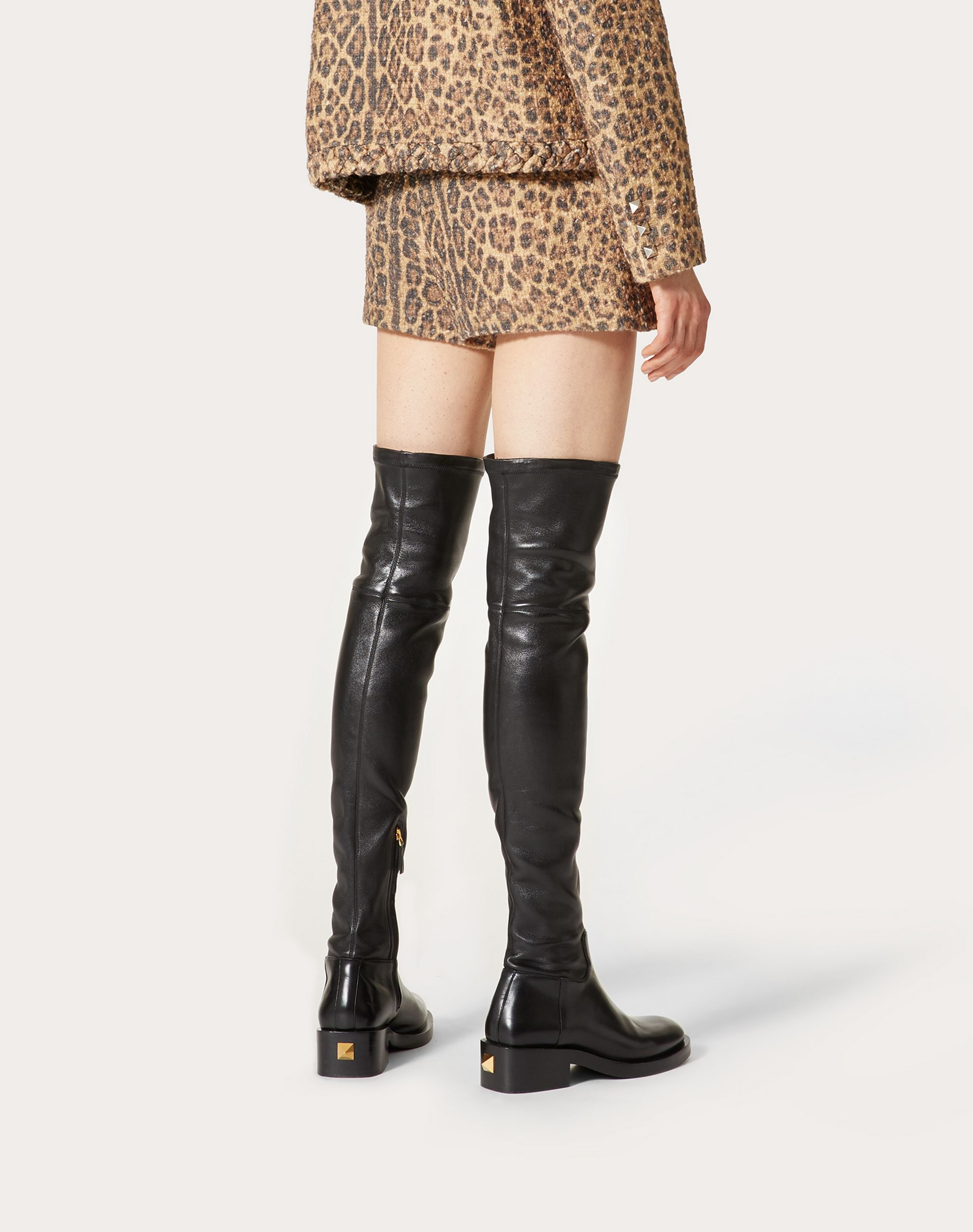 PRINTED TWEED SKORT - 4