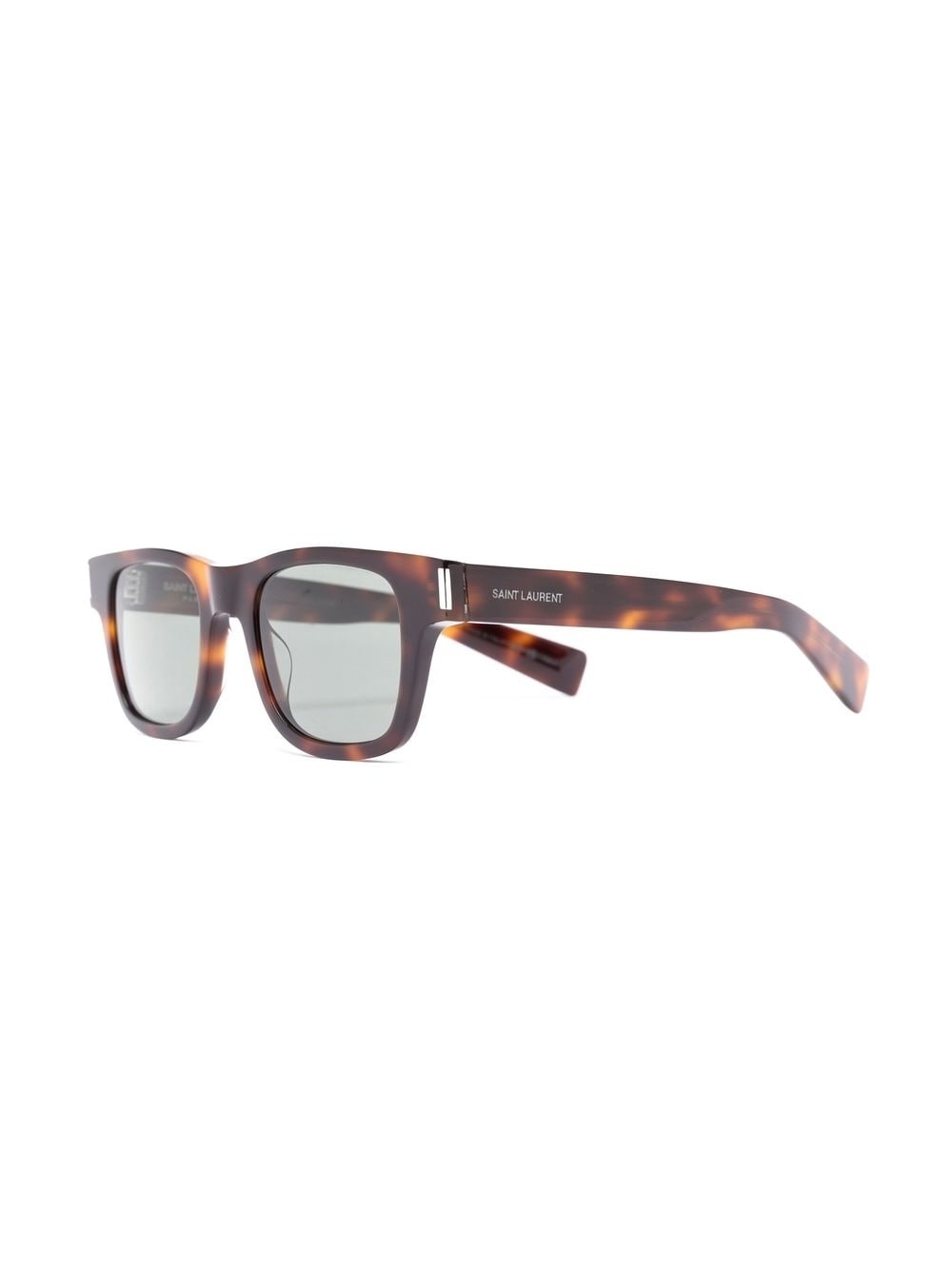 tortoiseshell-effect square-frame sunglasses - 2