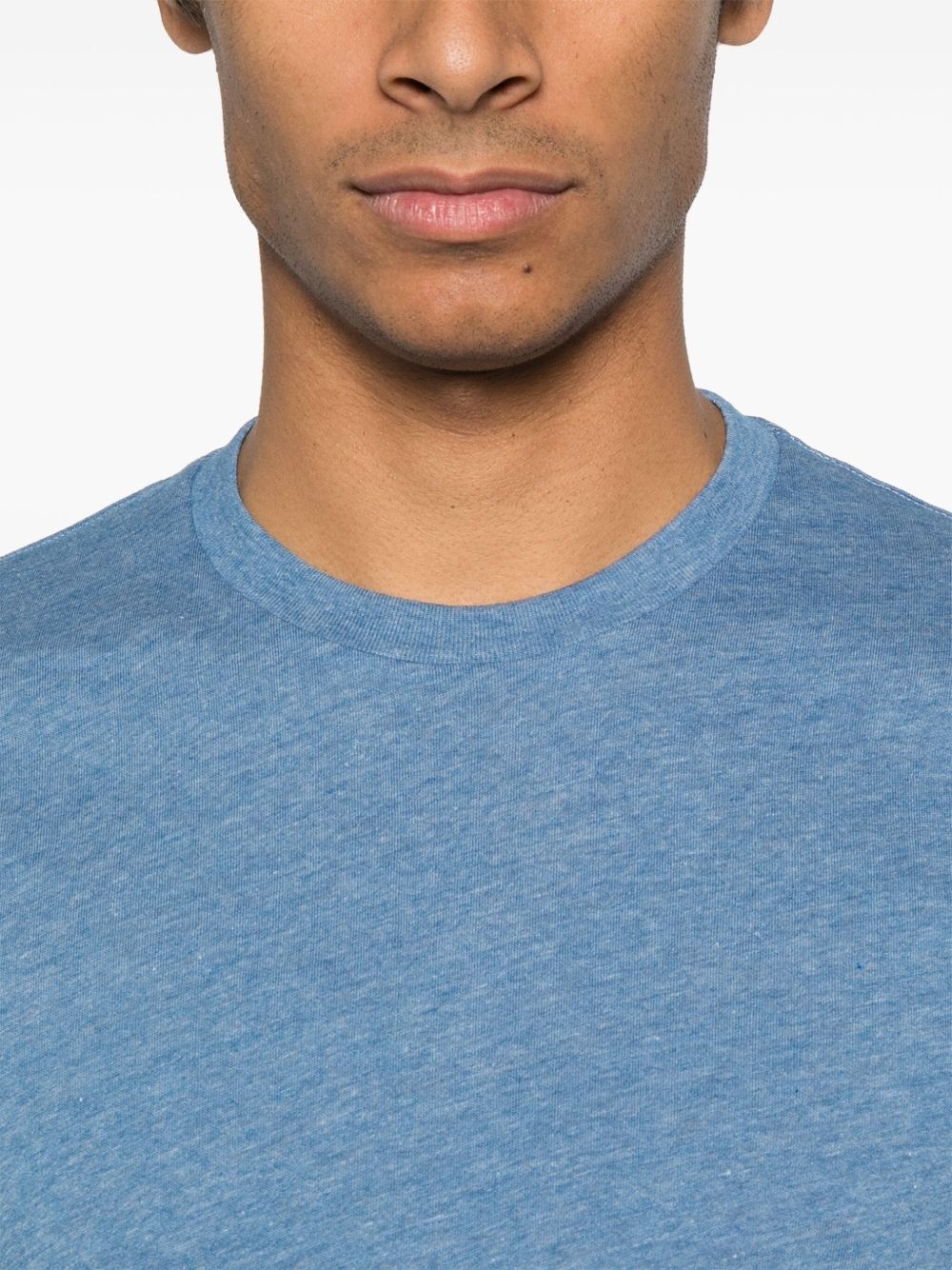 mélange-effect T-shirt - 4