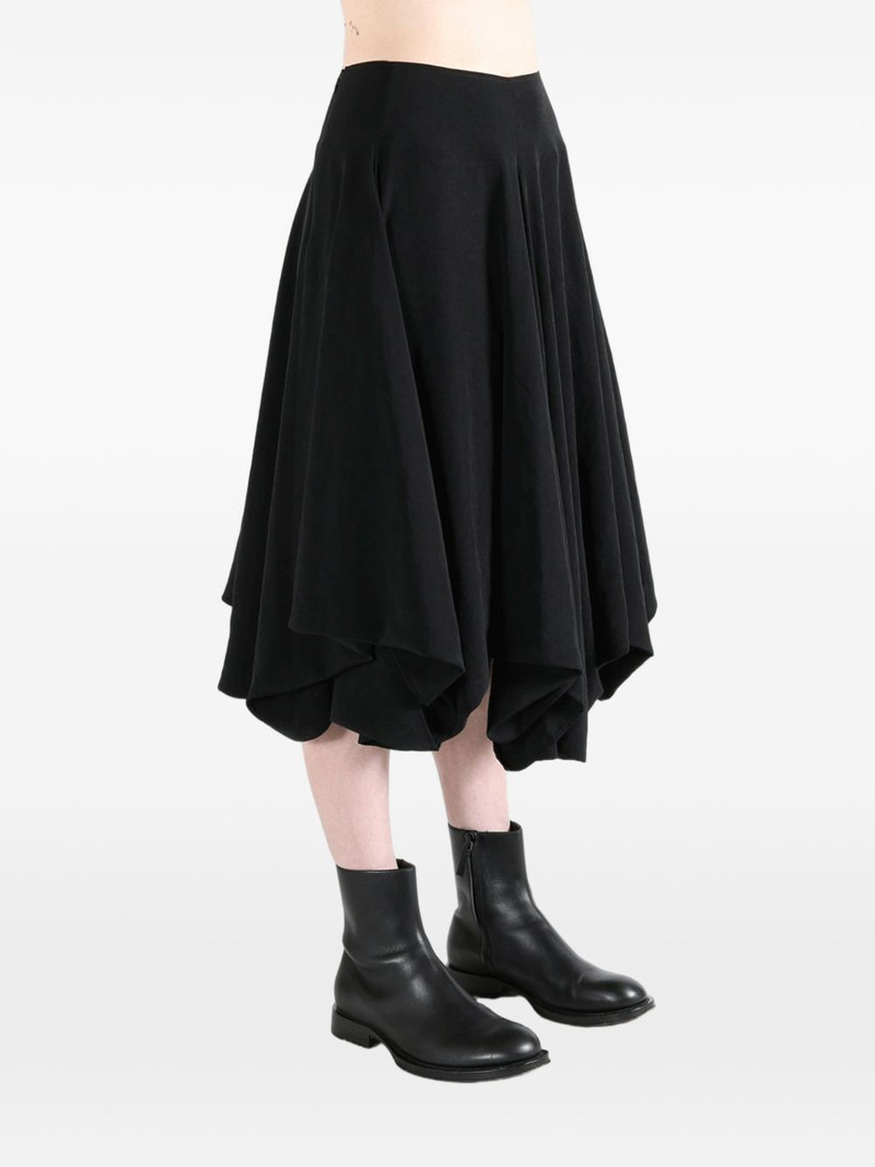 draped asymmetric skirt 3