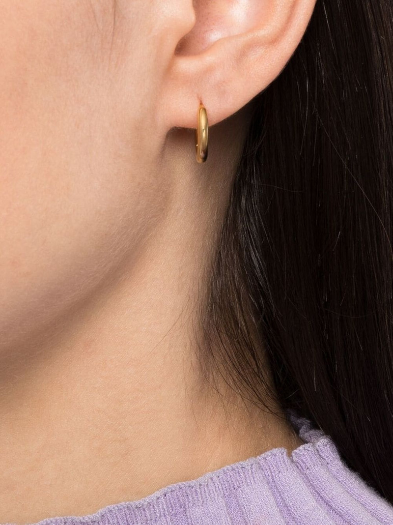 TOM WOOD Classic small hoop earrings outlook