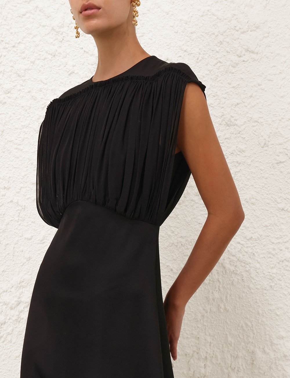CRUSH BIAS MIDI DRESS - 5