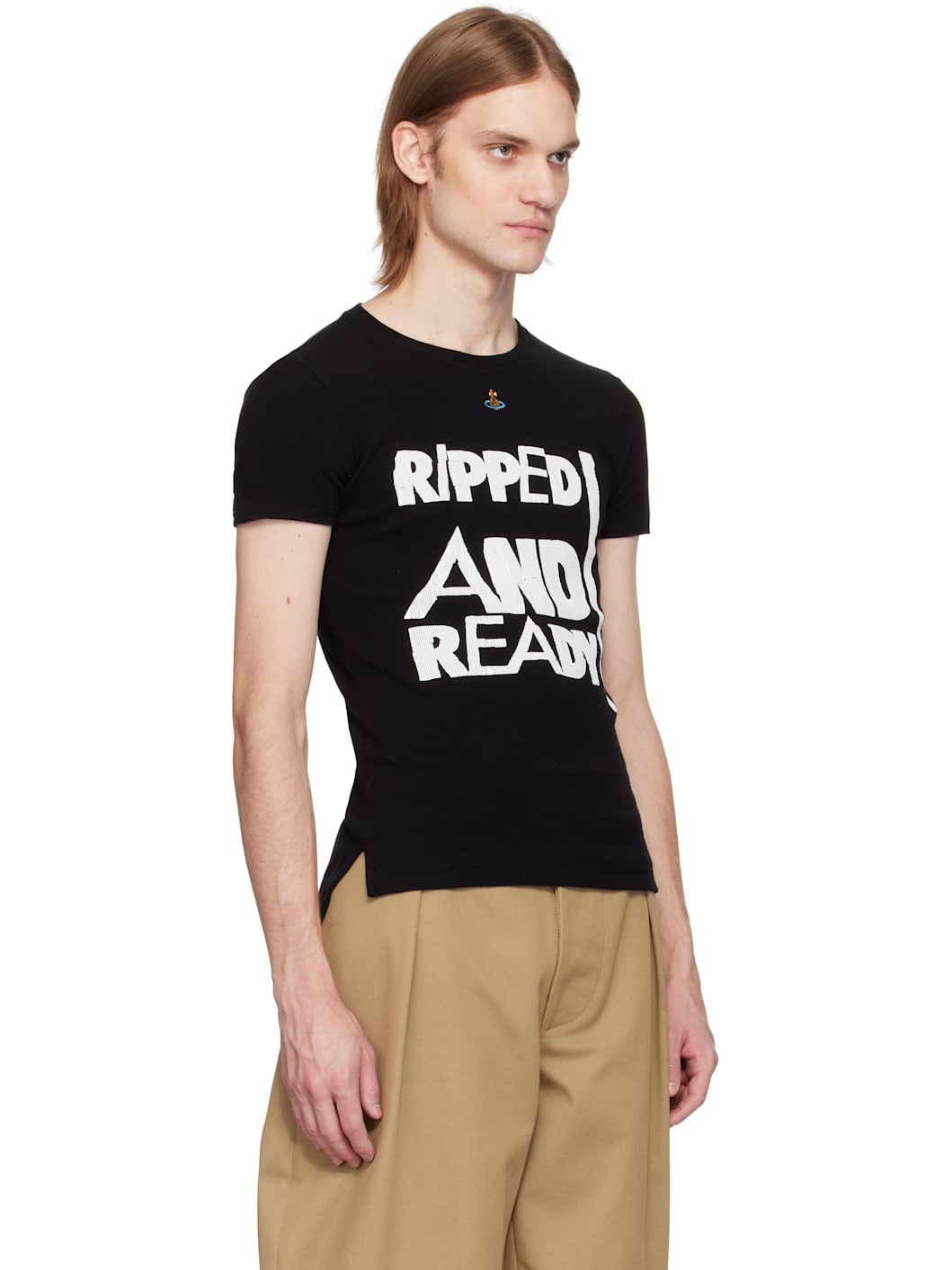 Black 'Ripped & Ready' Peru T-shirt - 2