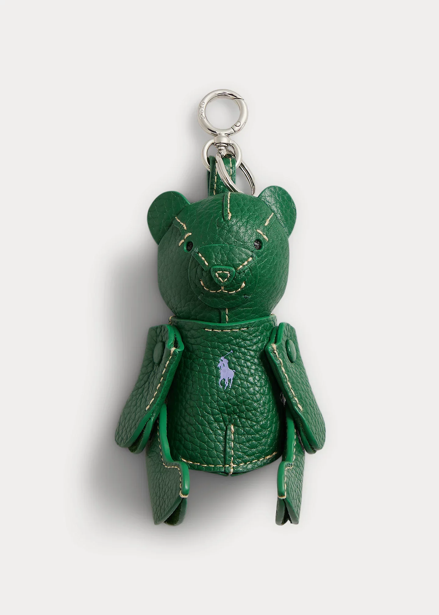 Polo Bear Leather Bag Charm - 1