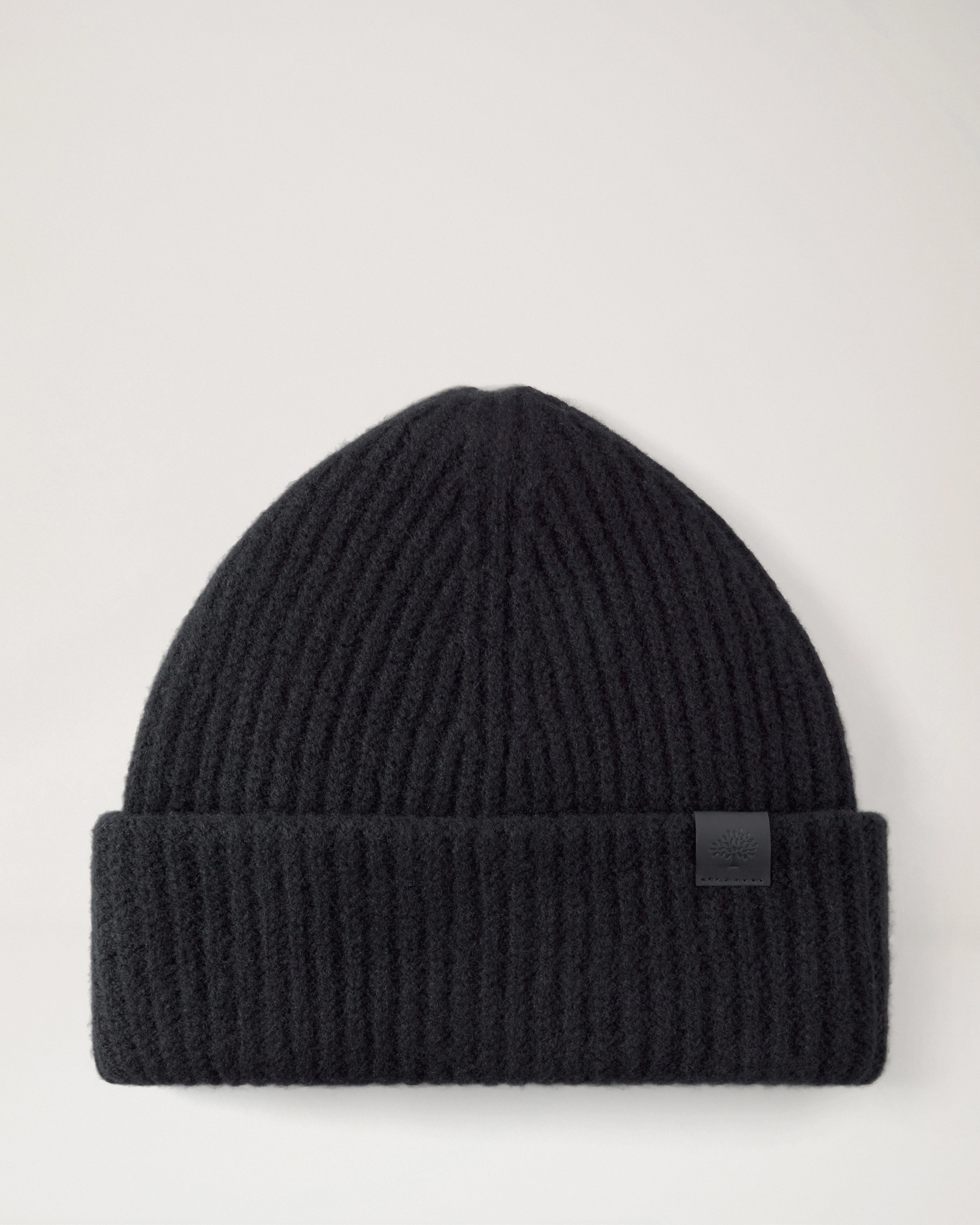 Chunky Ribbed Beanie
Black Lambswool - 1