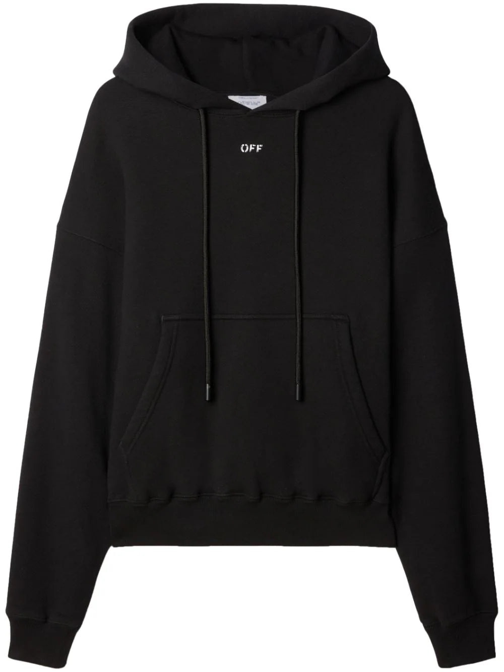 LOGO-PRINT COTTON HOODIE - 1