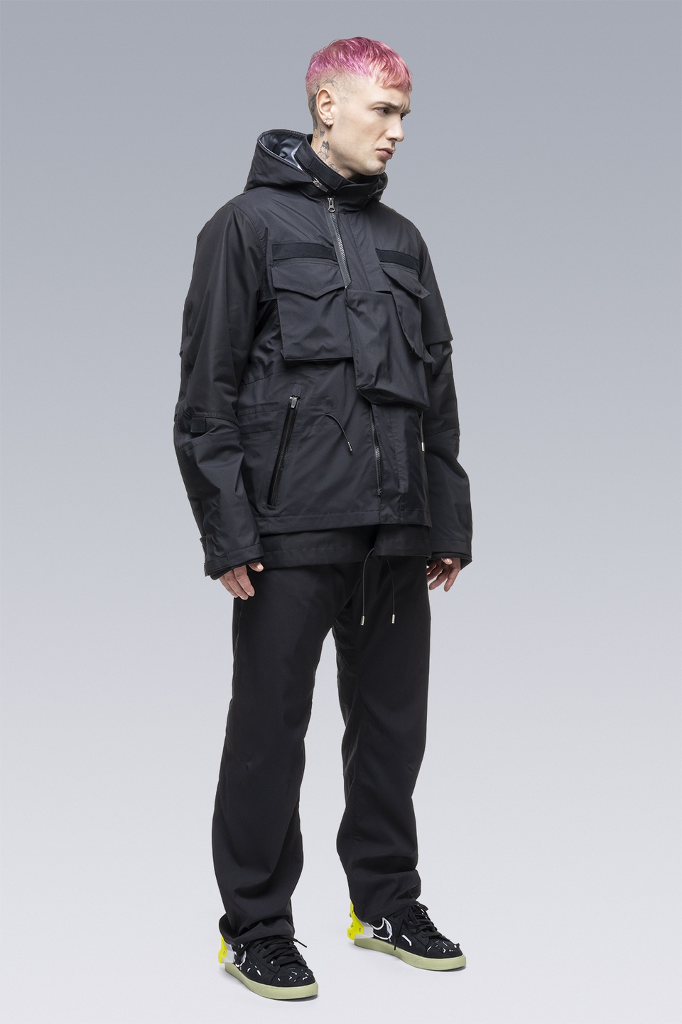 SAC-J2761 sacai / ACRONYM Field Jacket Black - 2