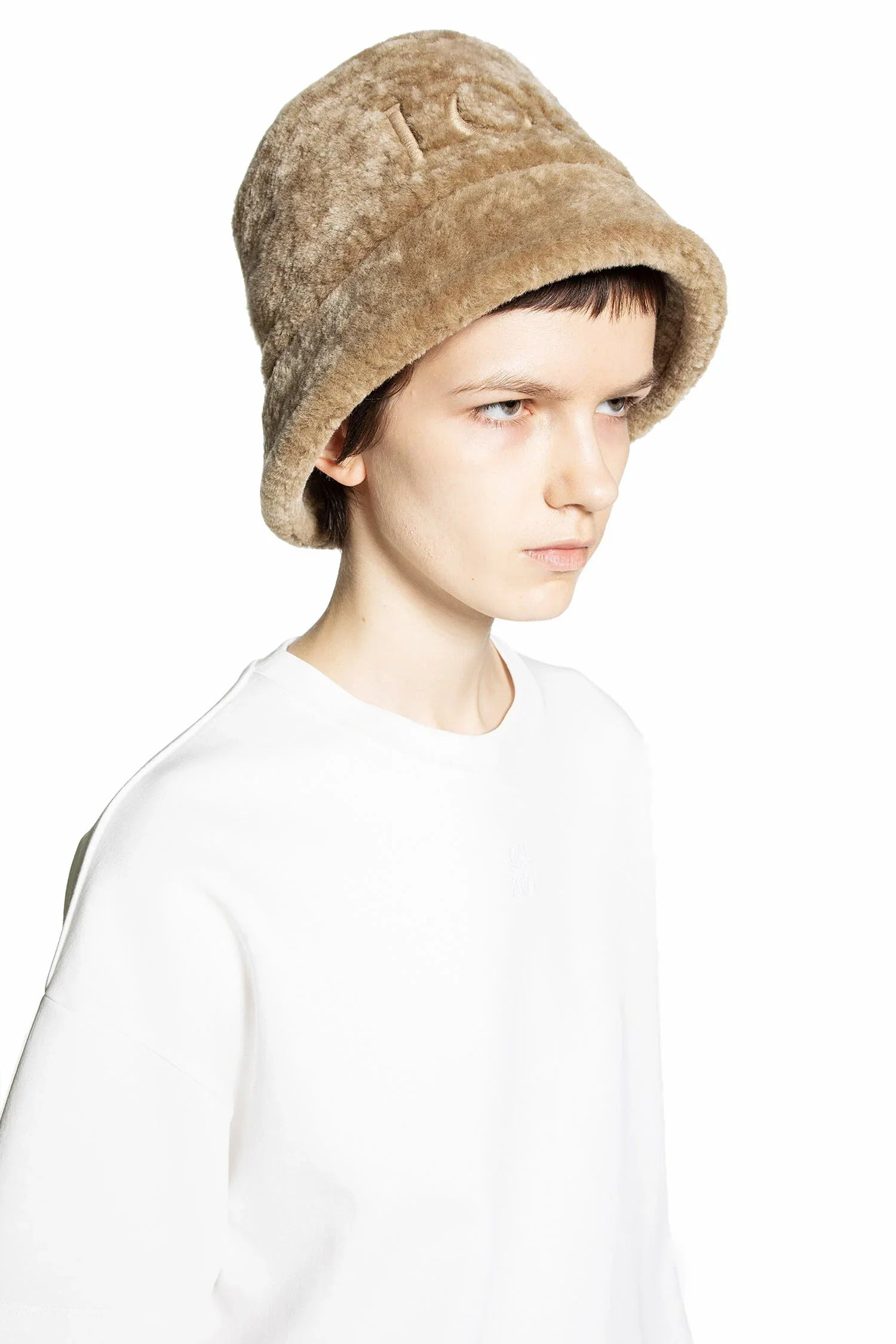 Logo-Shearling-Bucket-Hat - 4