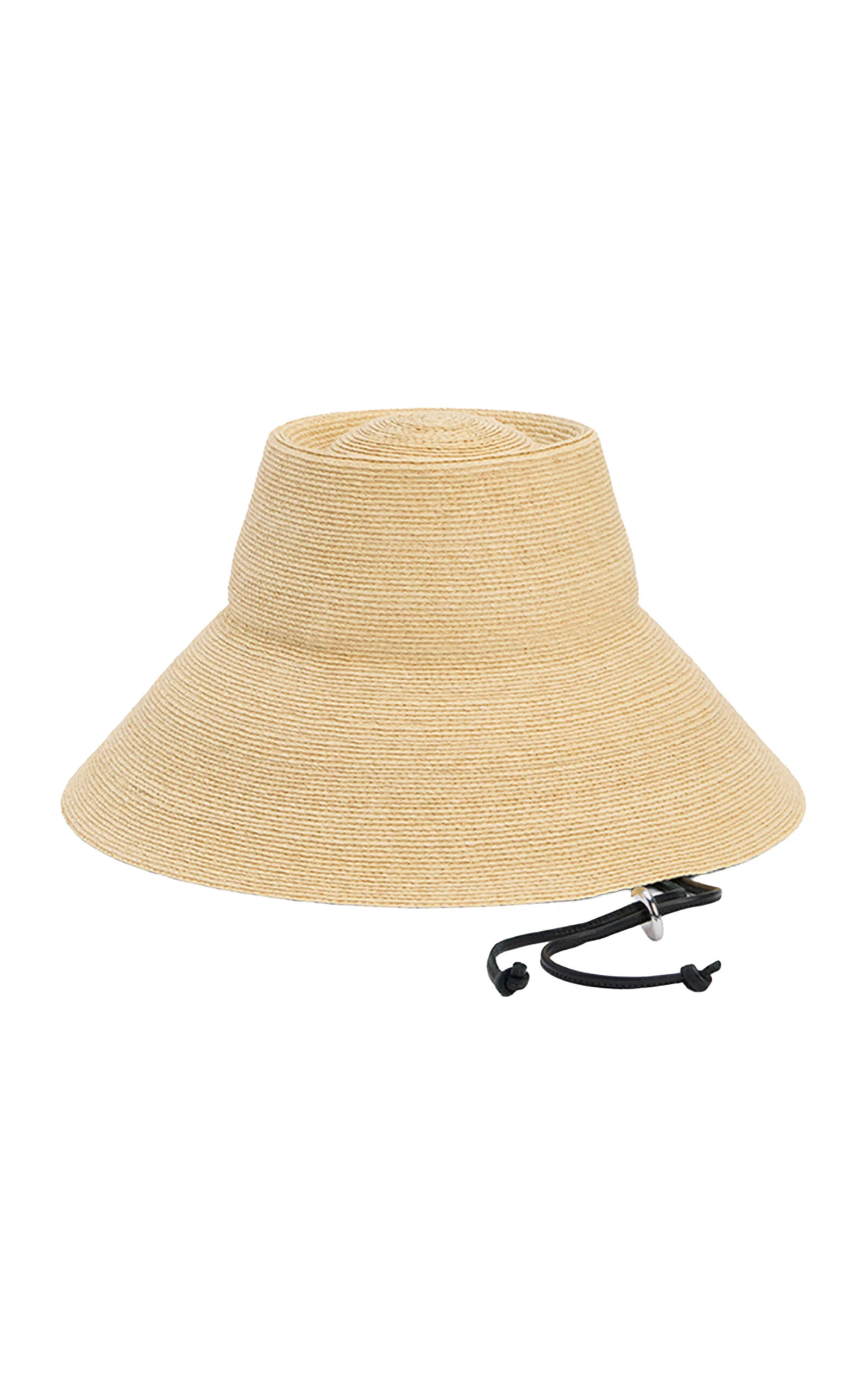 Suni Raffia Straw Bucket Hat neutral - 1