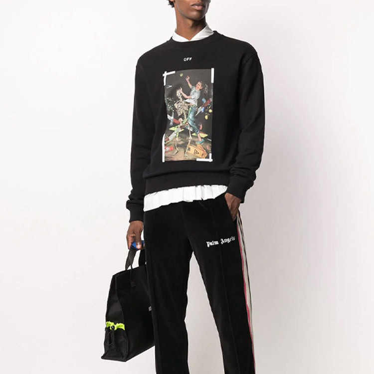 Off-White Pascal Painting Mens Logo Sweater OMBA025F20FLE0121001 - 4