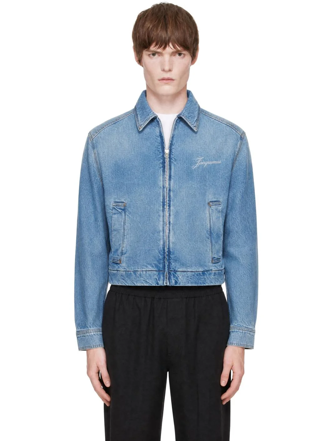 Blue 'La Veste de-Nîmes Canevas' Denim Jacket - 1