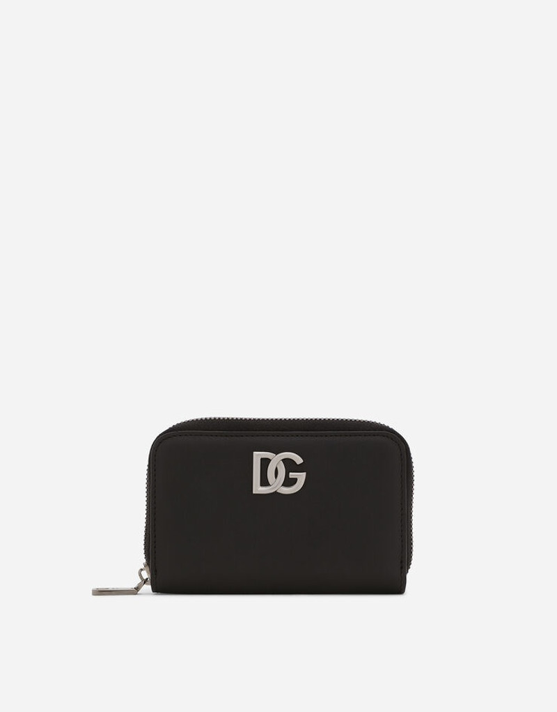 Calfskin nappa wallet with DG logo 1