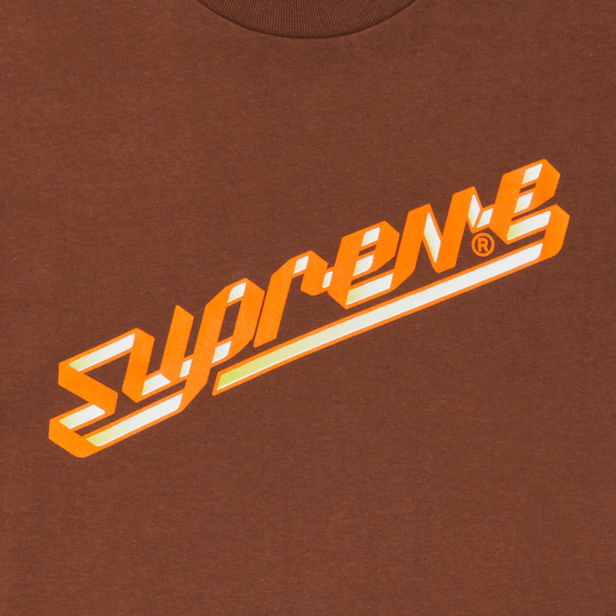 Supreme Banner Tee 'Brown' - 2