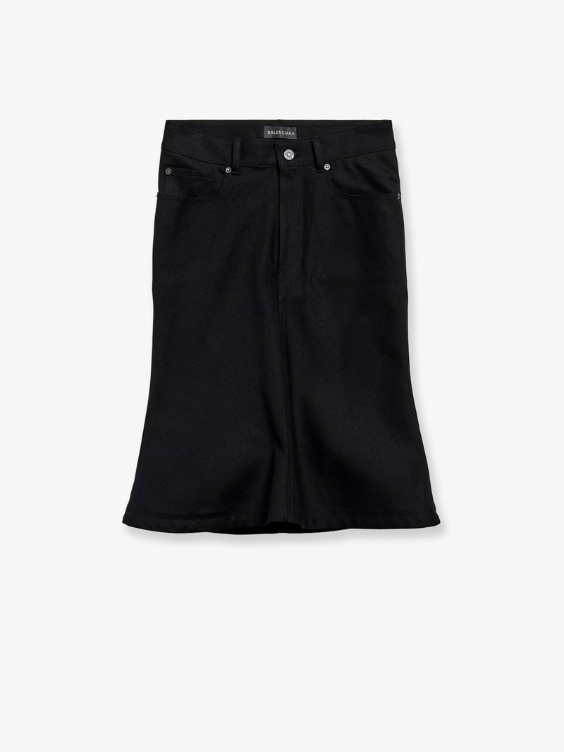 Balenciaga Cotton Midi Skirt - 1