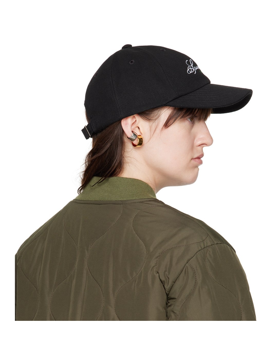 Black JJJJound Edition 'Hôtel Souvenirs' Cap - 3