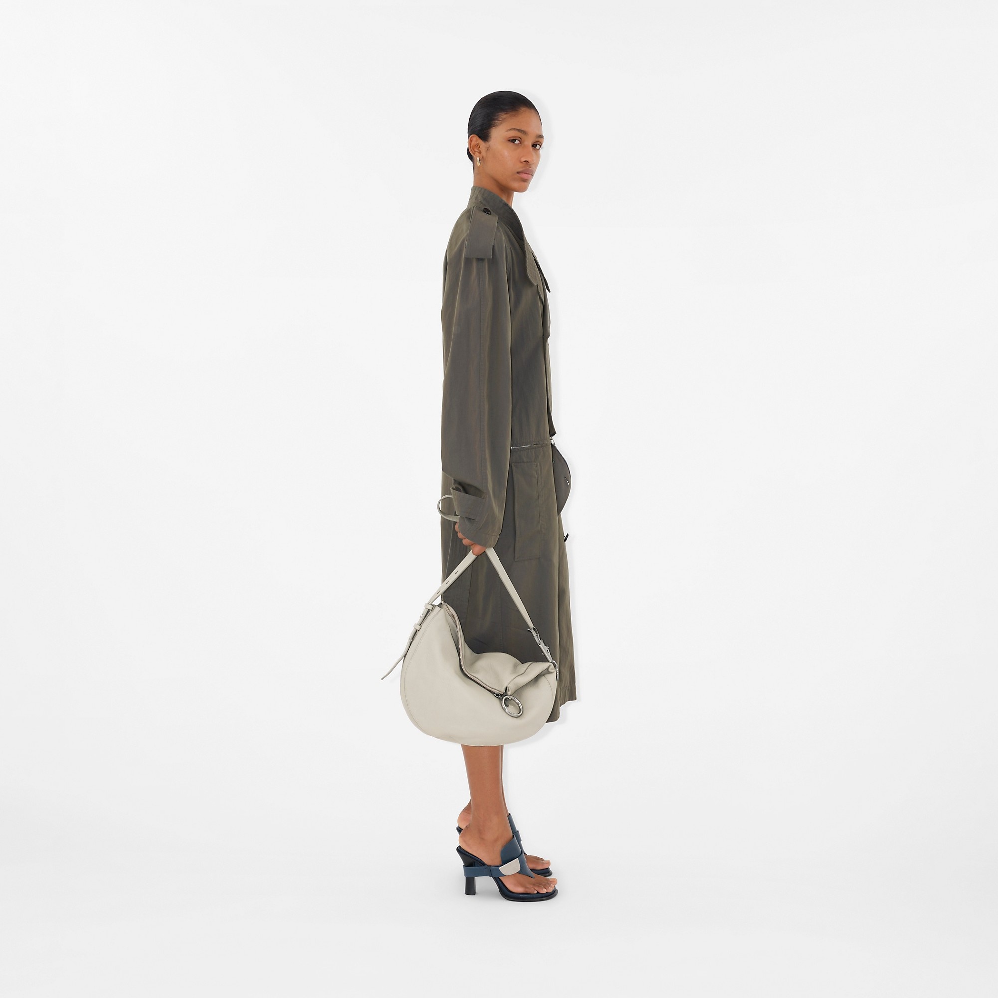 Cotton Linen Trench Dress - 3