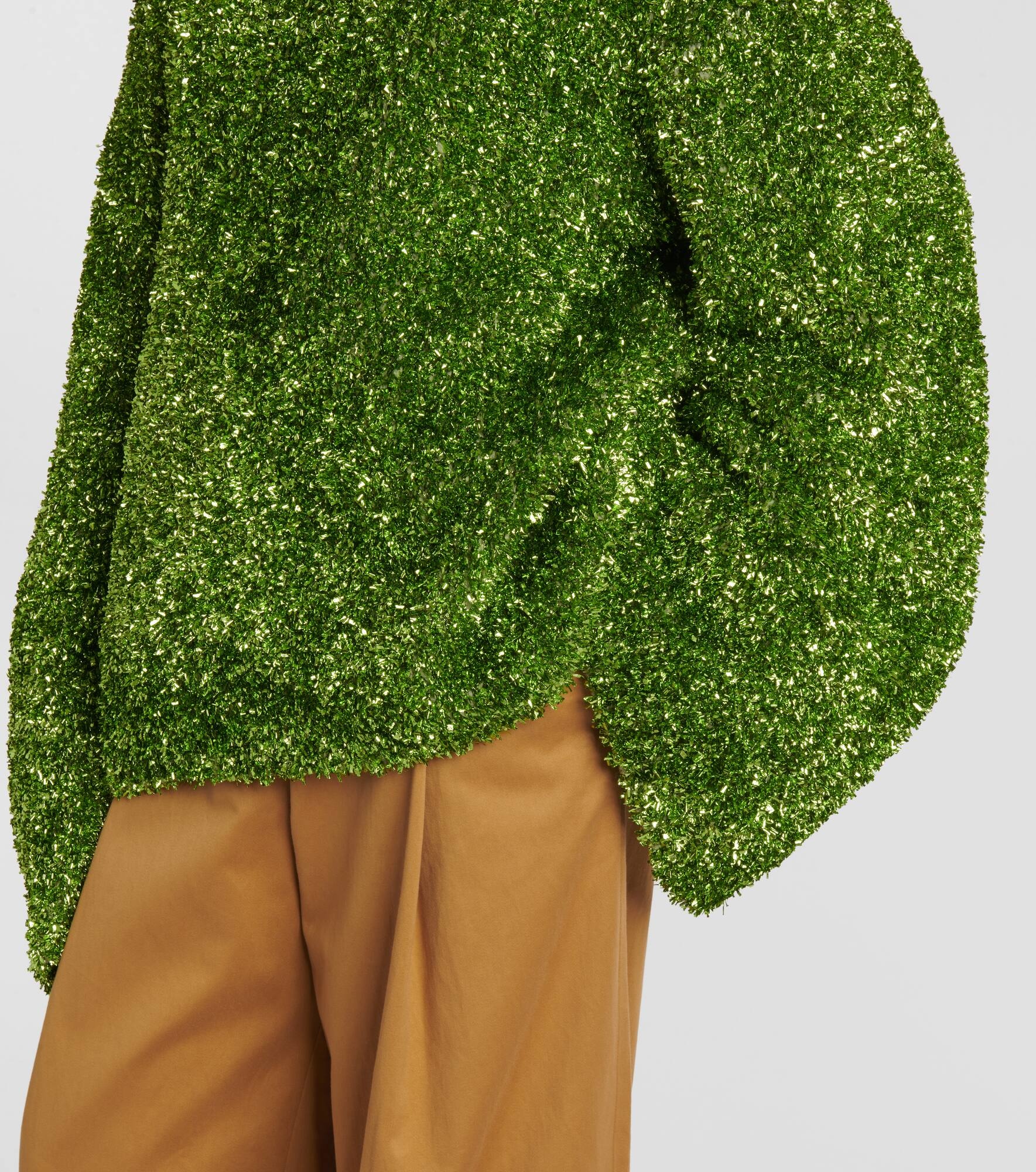 Oversized lamé sweater - 5