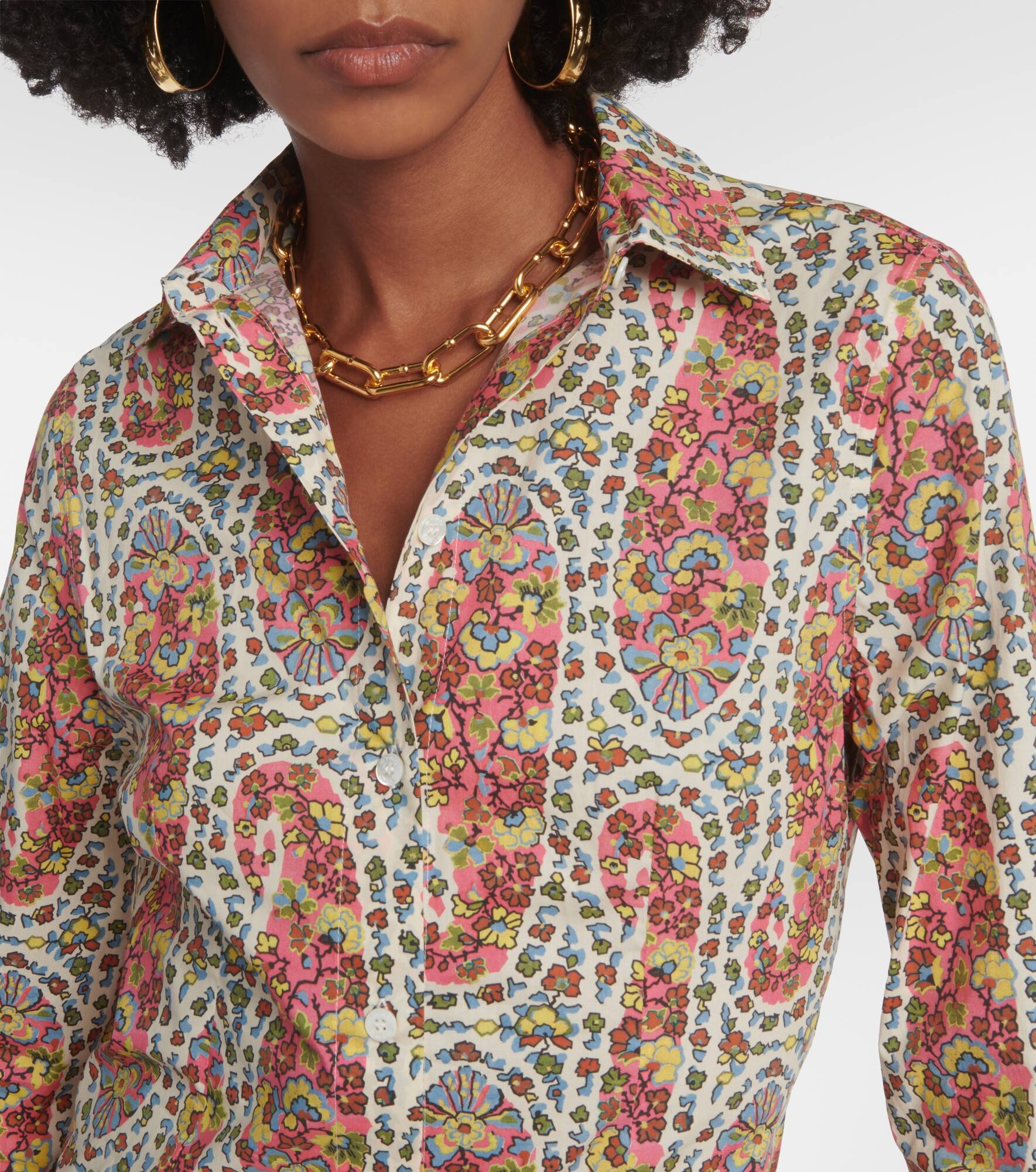 Paisley cotton-blend shirt - 4