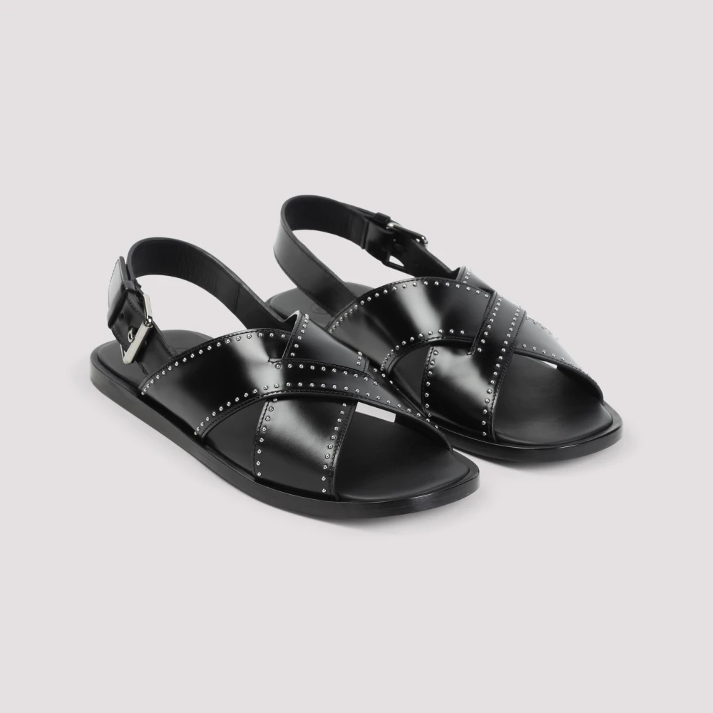 サンダル・ミュール Church's DX0118.9EM Sandals CHURCH`S Church's BLACK LEATHER SANDALS ELEGANT STYLE | miinto