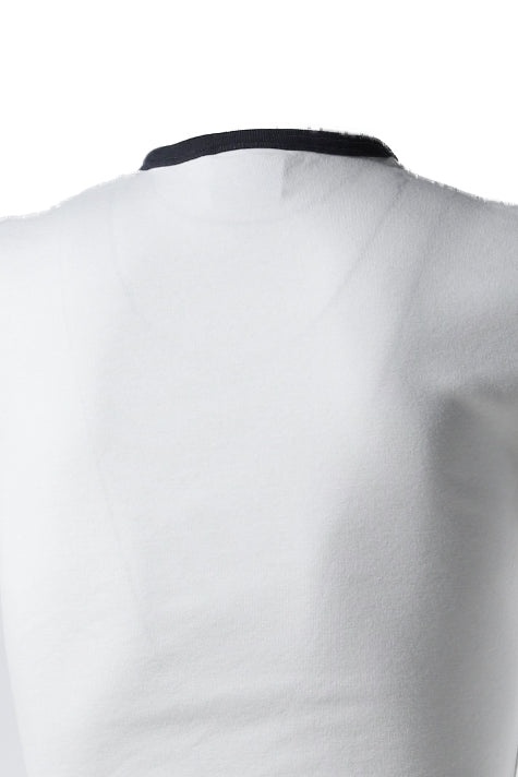 SIGNATURE CONTRAST T-SHIRT / BLANC HERITAGE/NVY - 4