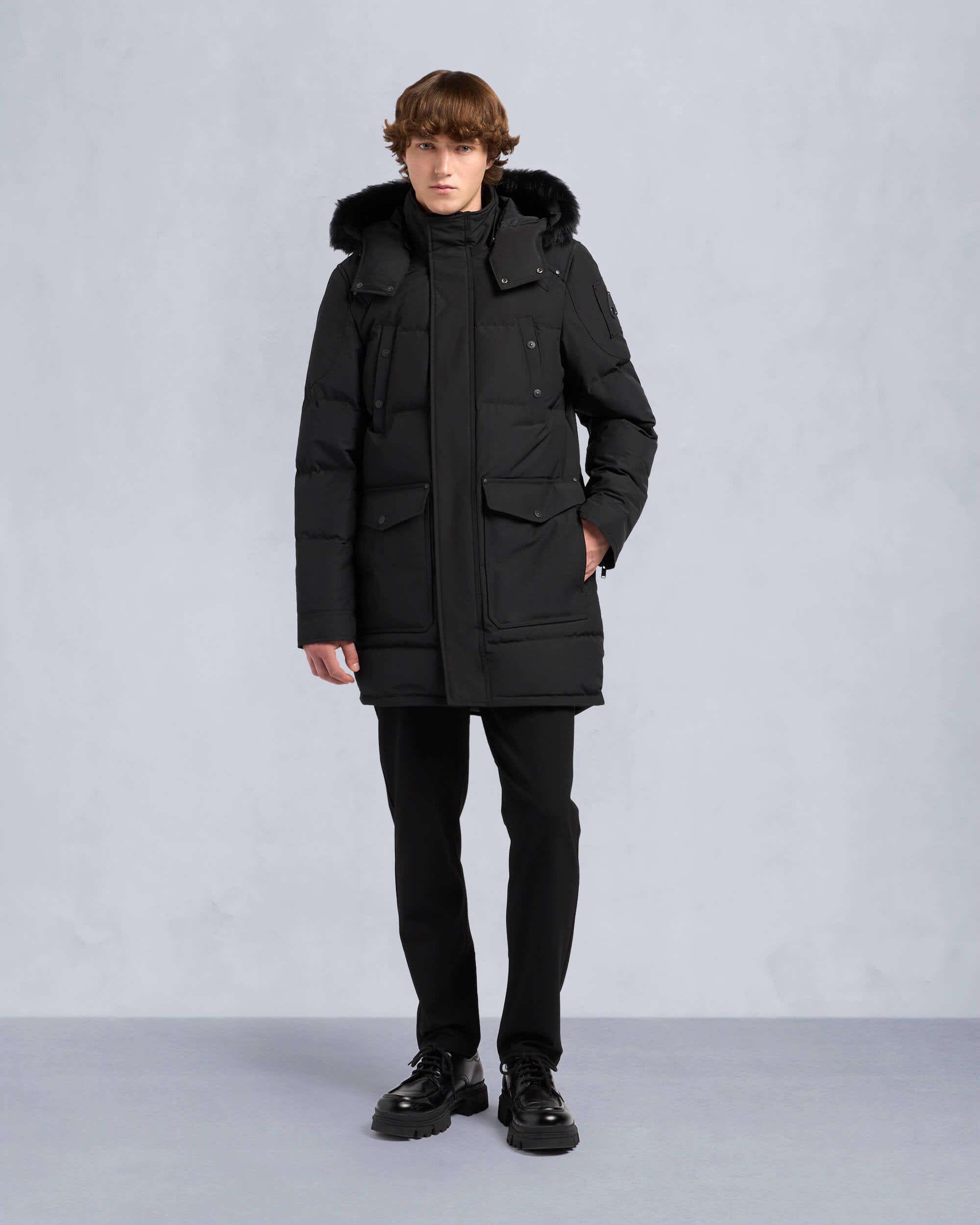 ONYX SHEARLING BIG RIDGE PARKA - 2