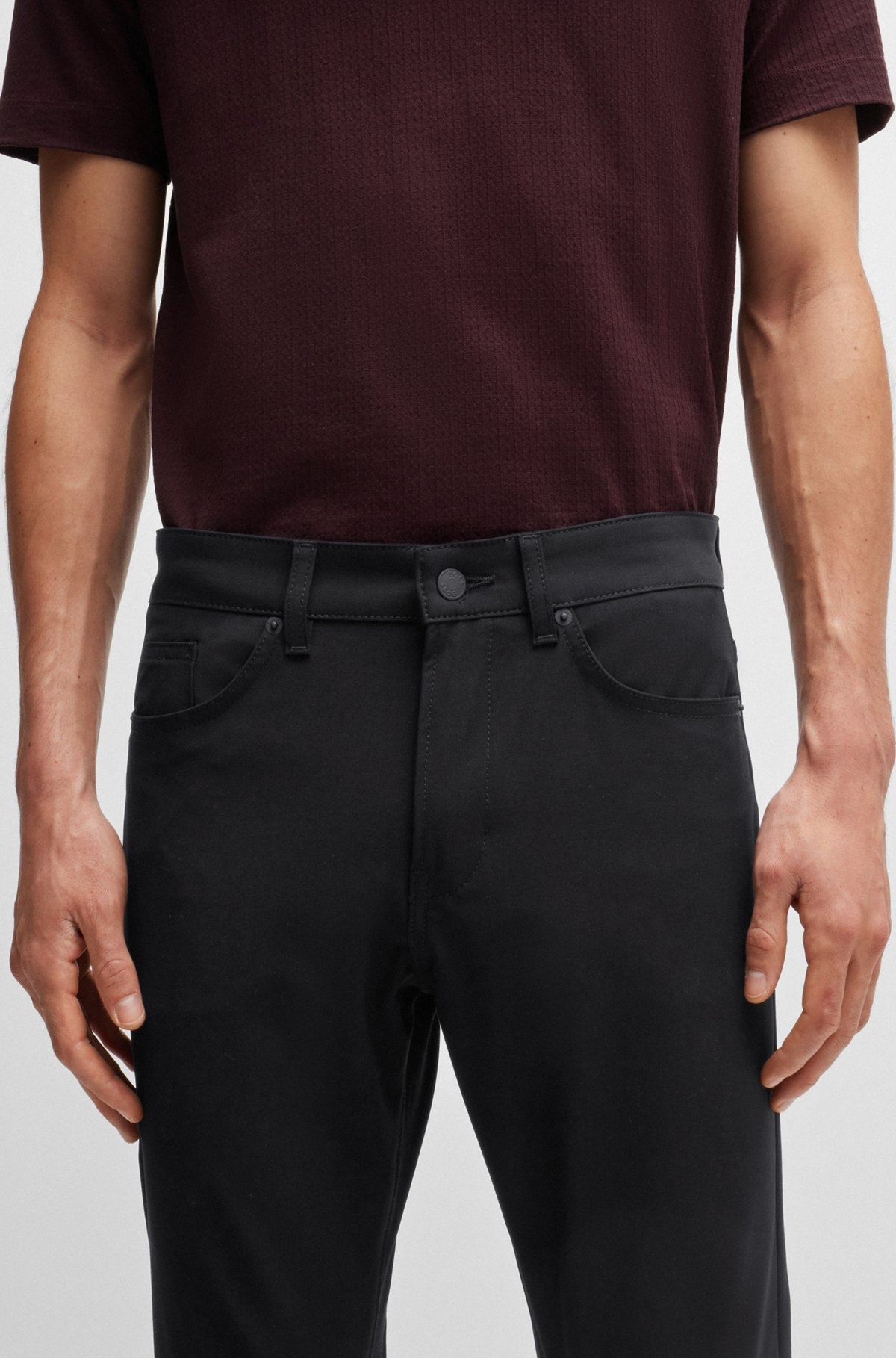 DELAWARE SLIM-FIT JEANS IN WOVEN STRETCH MATERIAL - 5