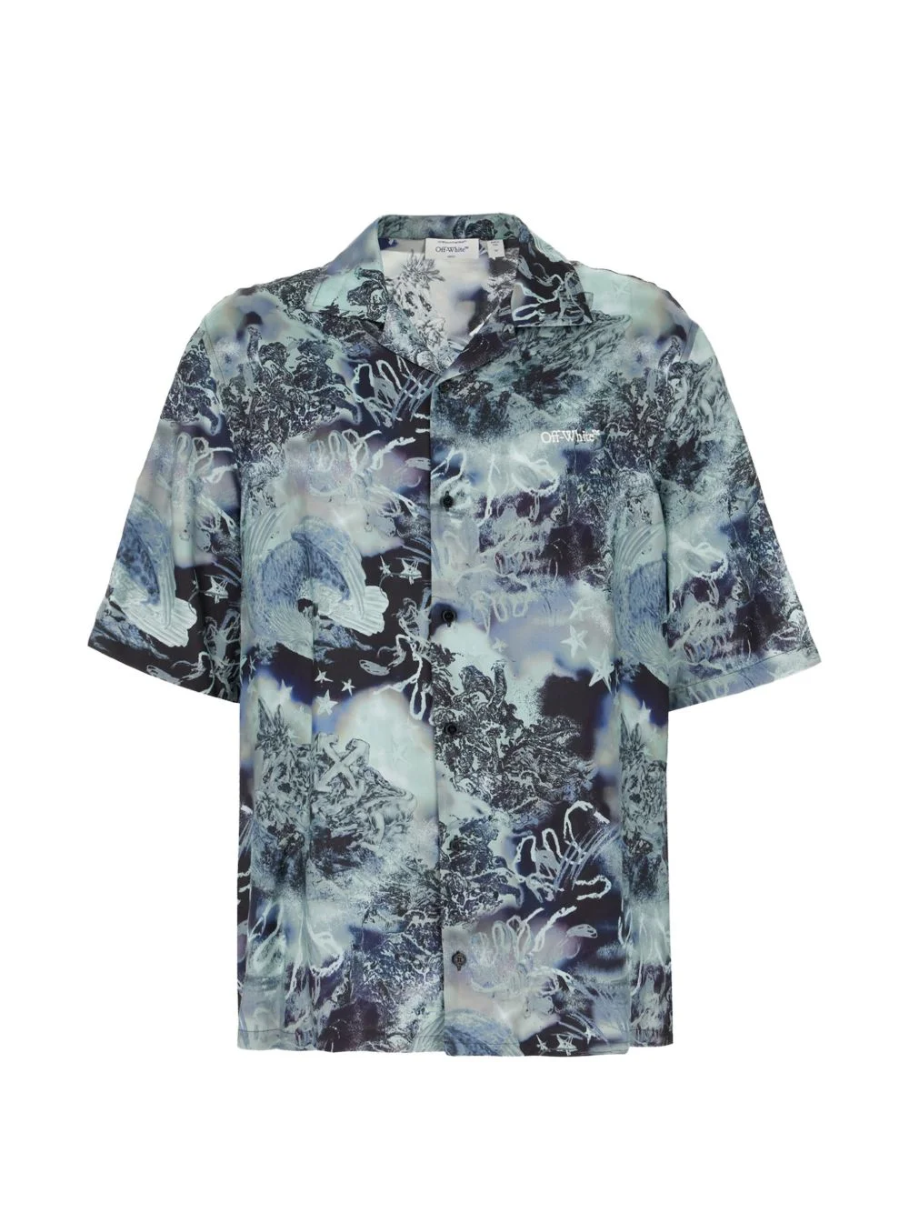 short-sleeve printed shirt - 1