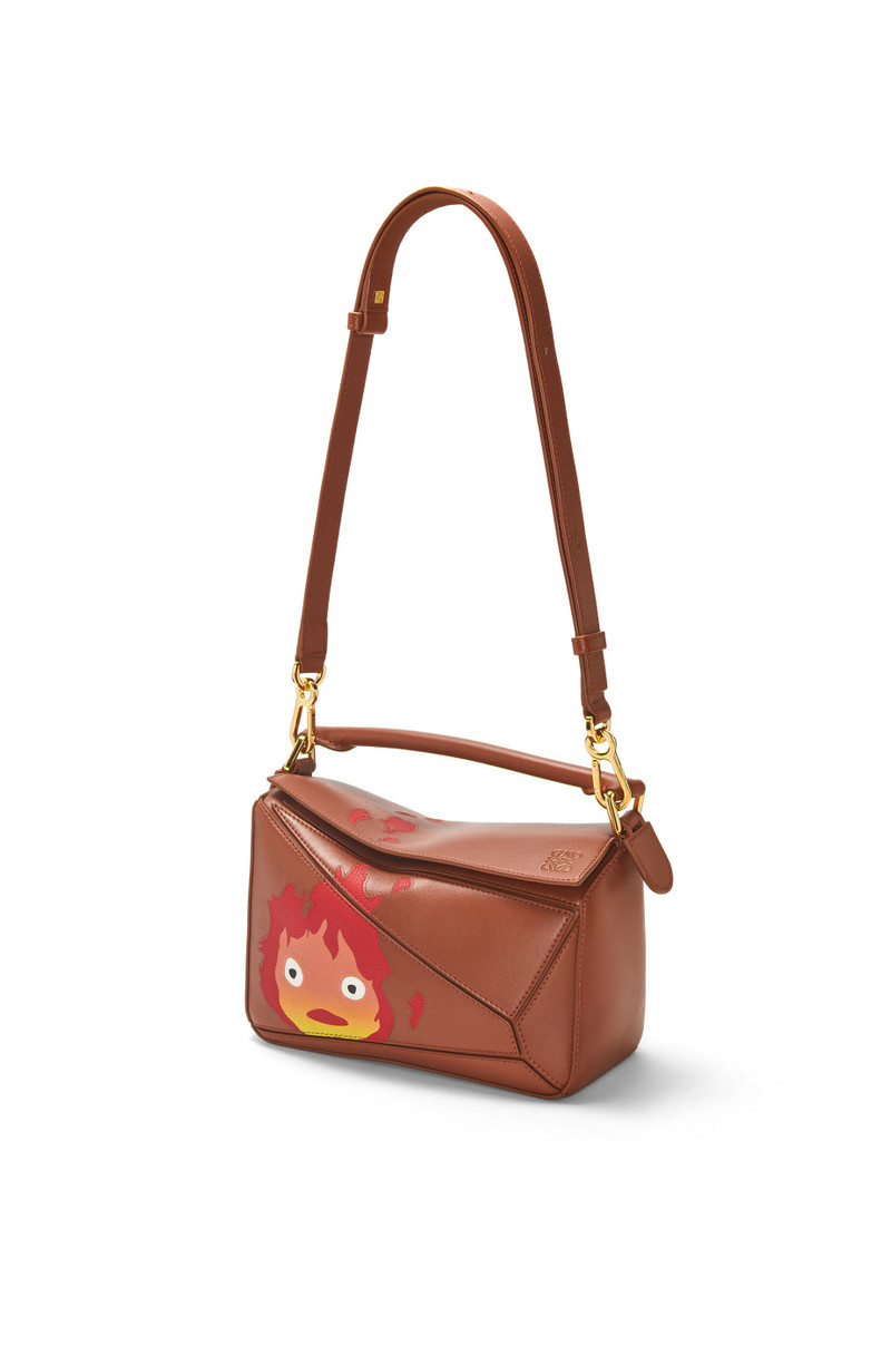 Calcifer small Puzzle bag in satin calfskin 6