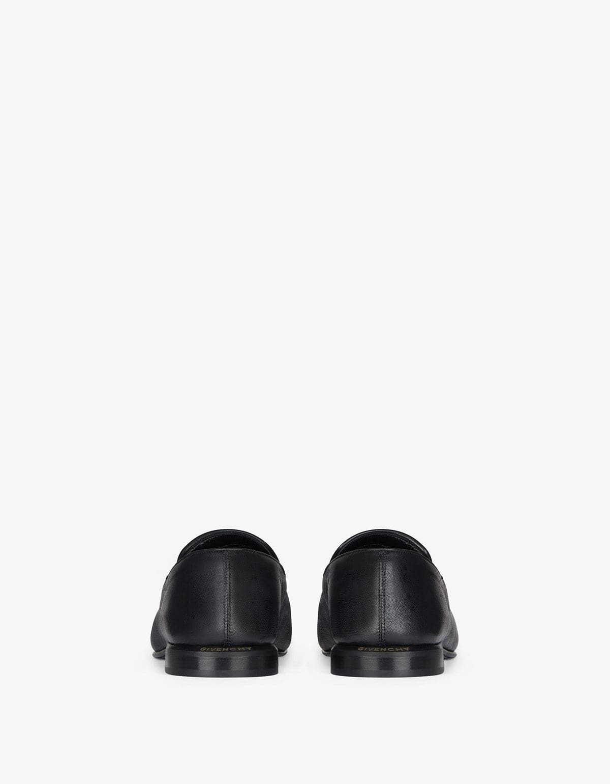 Givenchy Black Leather Loafers - 4