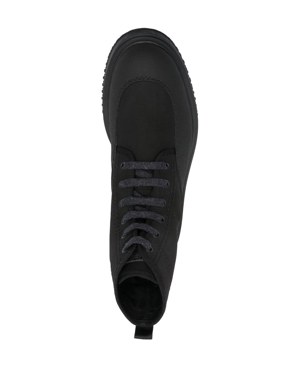 Untraditional lace-up ankle boots - 4