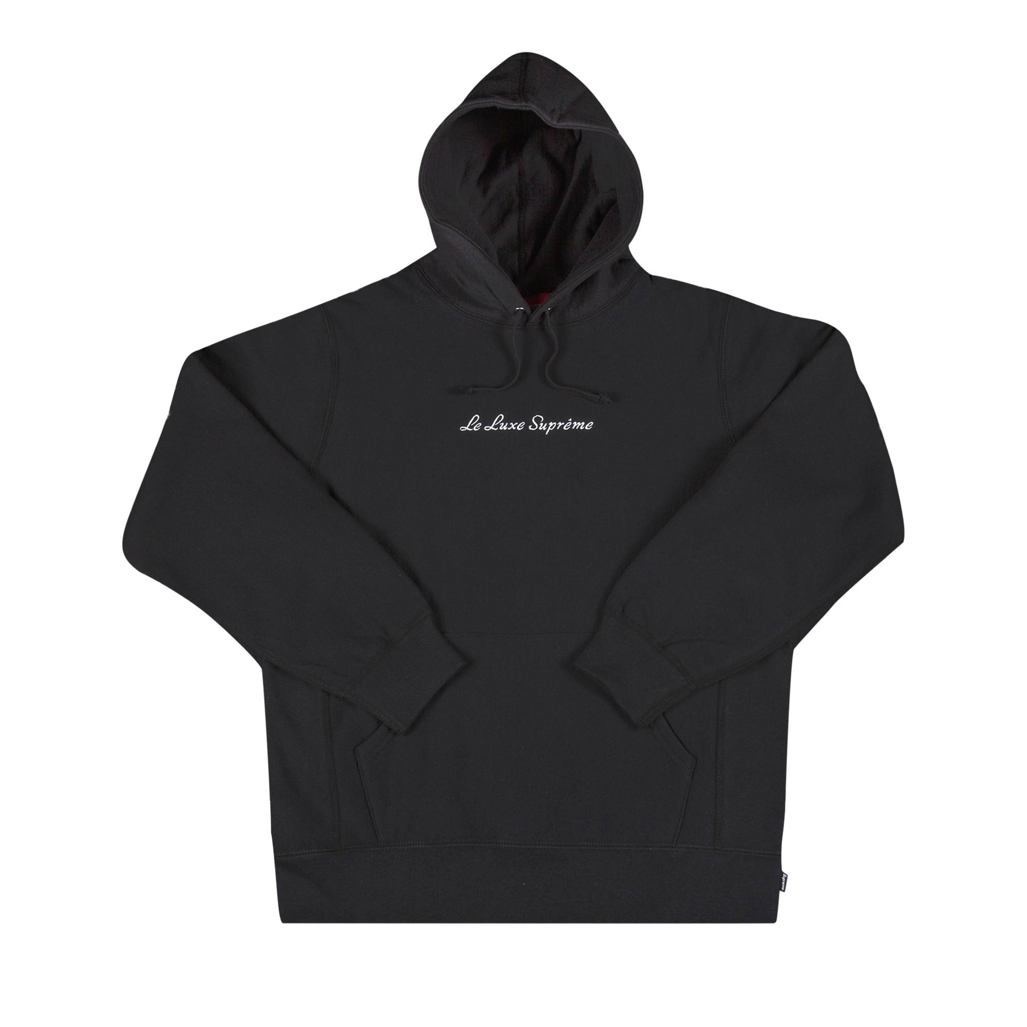 Supreme Le Luxe Hooded Sweatshirt 'Black' - 1