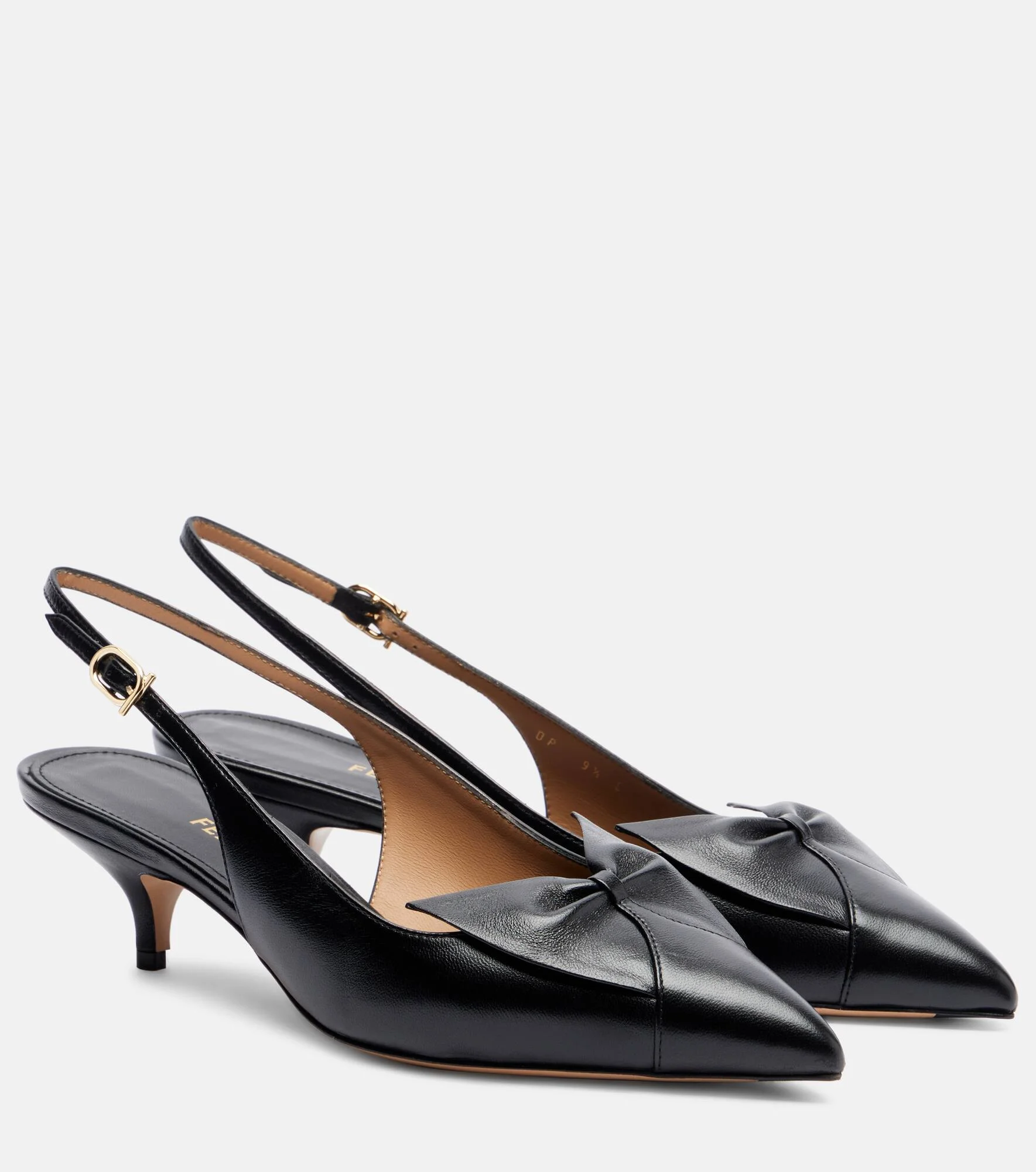Felli 40 leather slingback pumps - 1