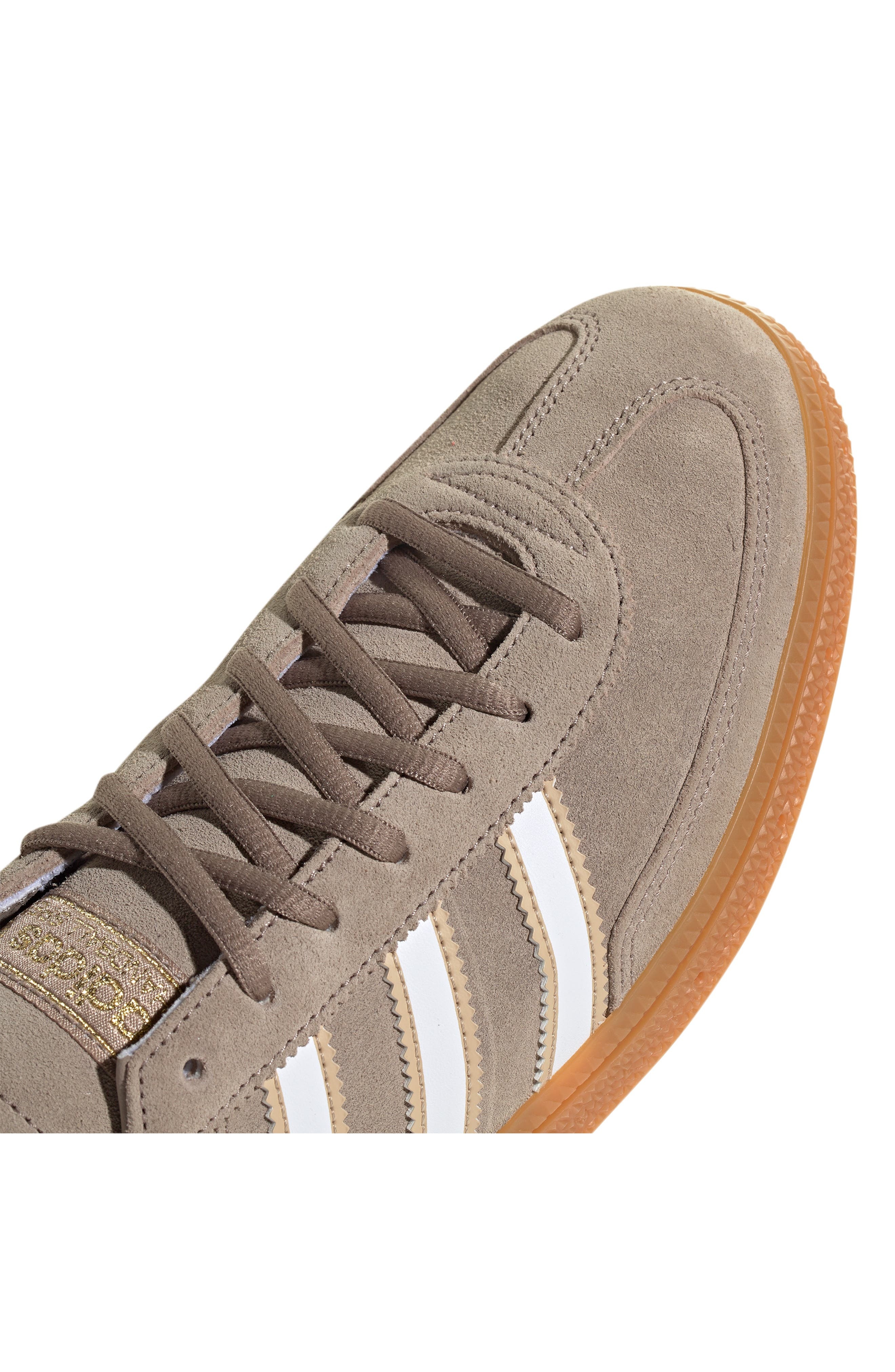 adidas Gender Inclusive Handball Spezial Sneaker in Chalky Brown/white/magic Beige at Nordstrom - 8