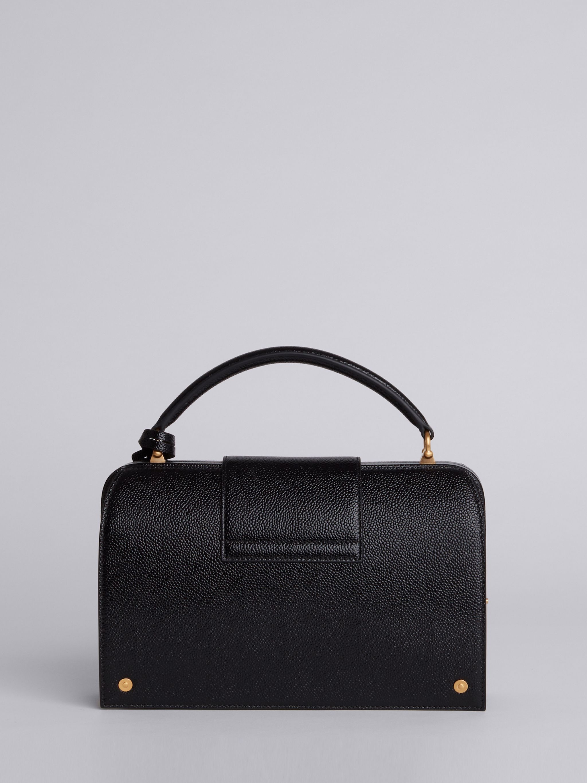 Black Pebbled Mrs. Thom Pocketbook Bag - 3
