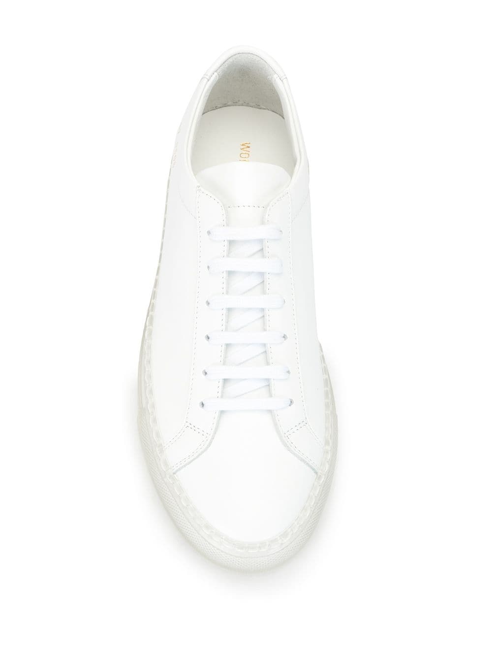 low-top lace-up sneakers - 4